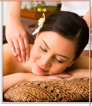 A client relaxing during a treatment at Skincare by Gellie